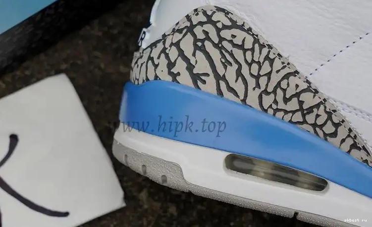 to Ready UNC Materials Ship Retail Retro Jordan 3 PK GOD 0521